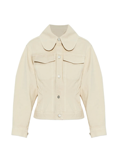  By Malene Birger Villies Collar Buttoned Jacket - Neutrals 