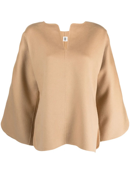  By Malene Birger Wide-sleeved Wool Blouse - Brown 