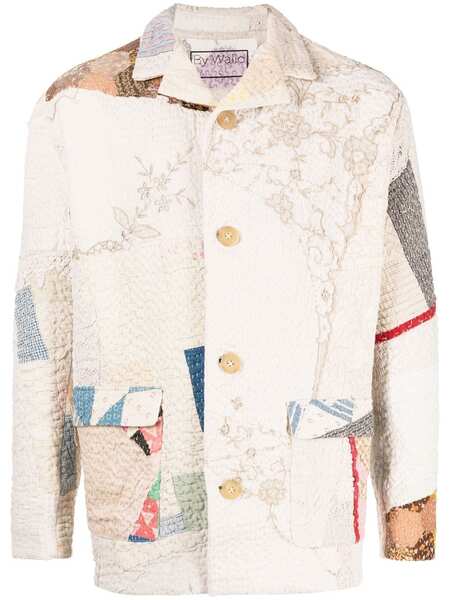  By Walid Noah Patchwork-design Jacket - Neutrals 