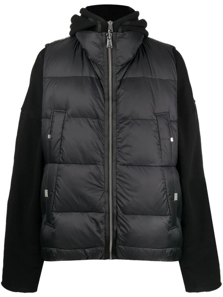  C2h4 High-neck Padded Gilet - Black 