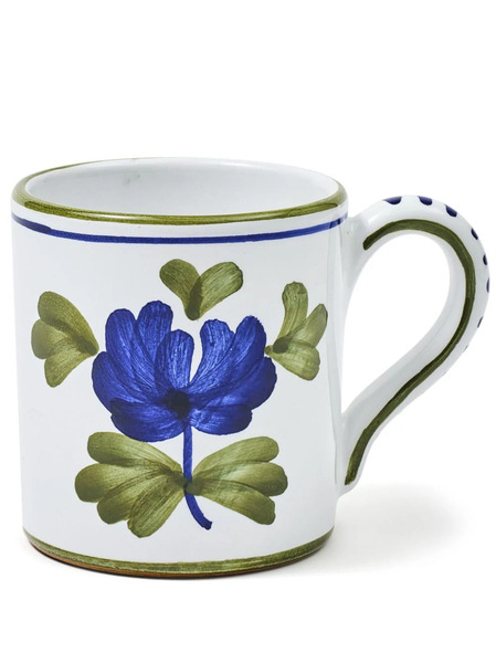  Cabana Blossom Ceramic Mug - White 