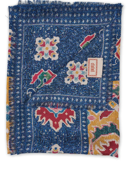  Cabana Fiamma Silk Scarf - Blue 