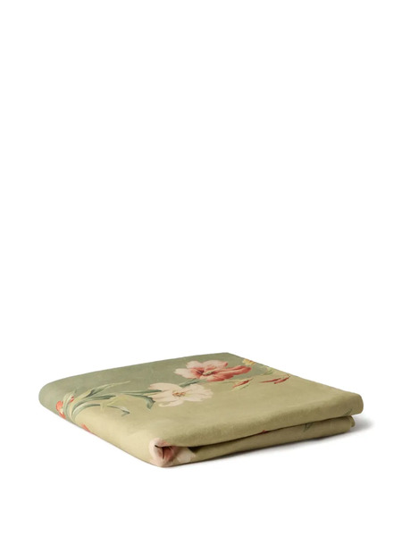 Cabana Ibiscus Sage Linen Tablecloth - Green 