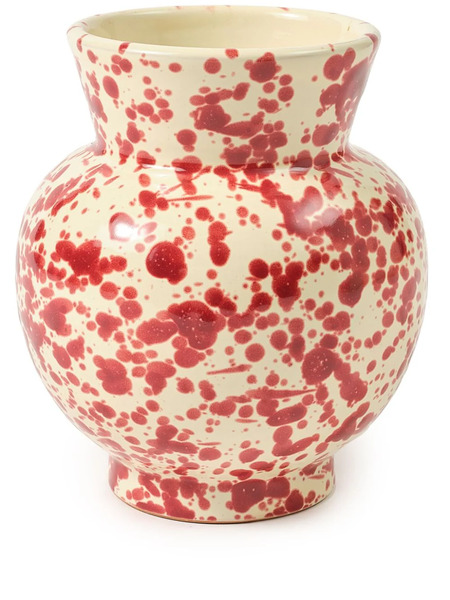  Cabana Speckled Ceramic Vase (18cm) - Neutrals 