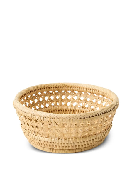  Cabana Woven Sabbia Round Bread Basket - Brown 