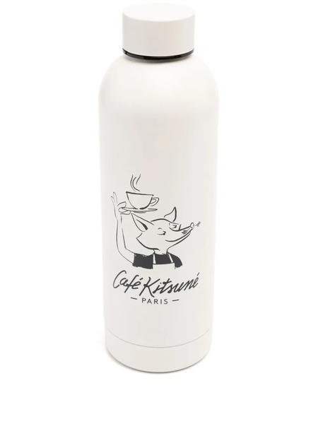  Café Kitsuné Stainless-steel Water Bottle - Neutrals 