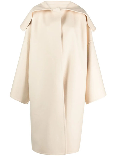 Calcaterra Felted Virgin-wool Coat - Neutrals 
