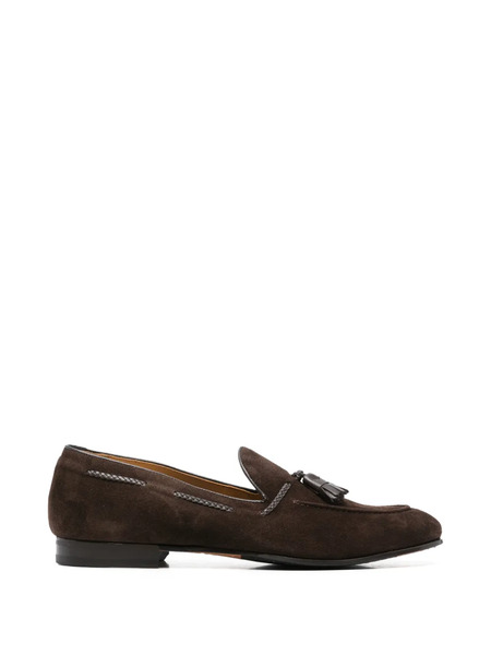  Calce Tassel Trim Loafers - Brown 