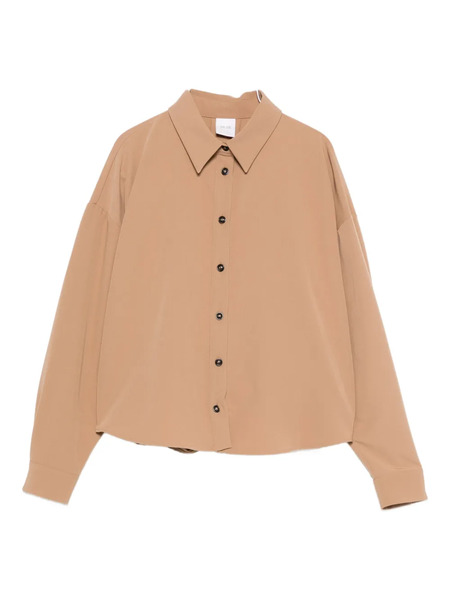  Caliban Button-front Collared Shirt - Neutrals 