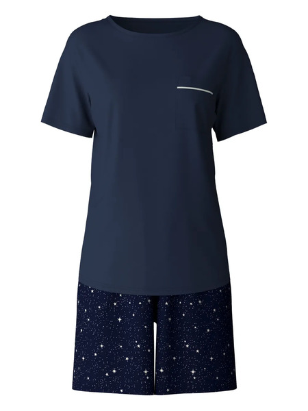  Calida Pocket Star-print Pyjamas - Blue 