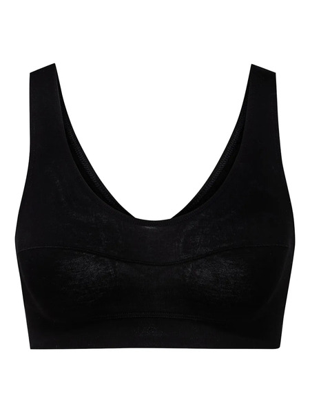  Calida Seamless Scoop Bralette - Black 