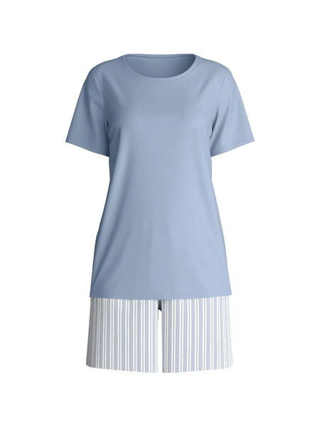  Calida Striped Dreams Pyjama Set - Blue 