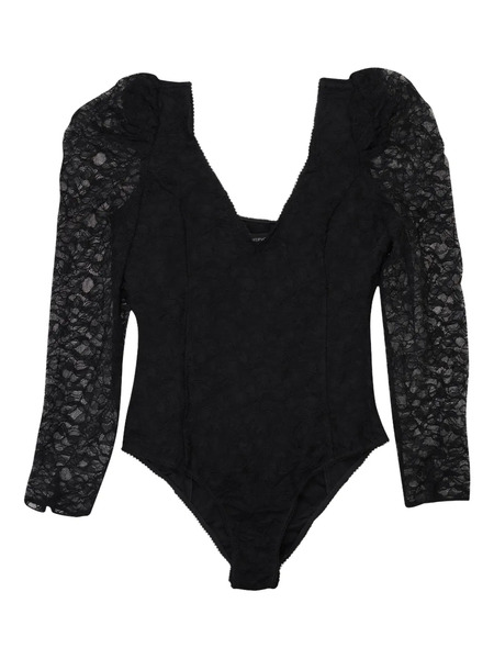  Callipygian Lace Bodysuit - Black 