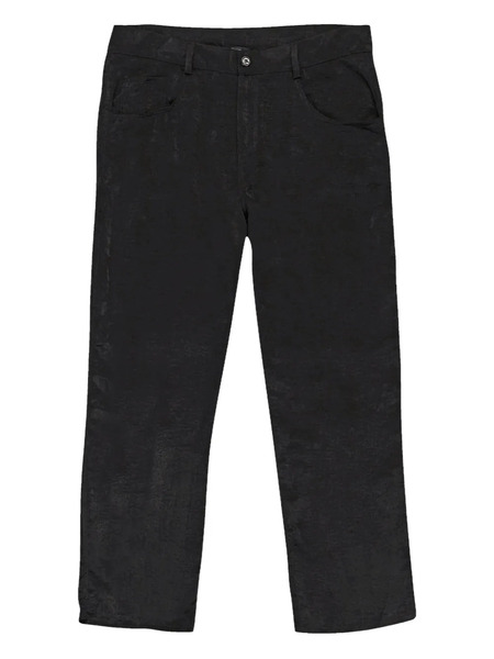  Callipygian Satin Trousers - Black 