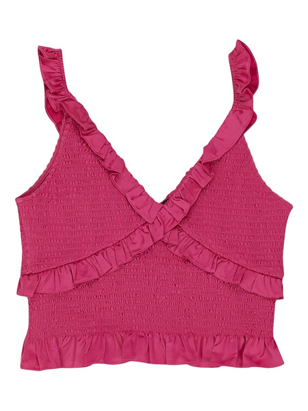  Callipygian Smocked Top - Pink 