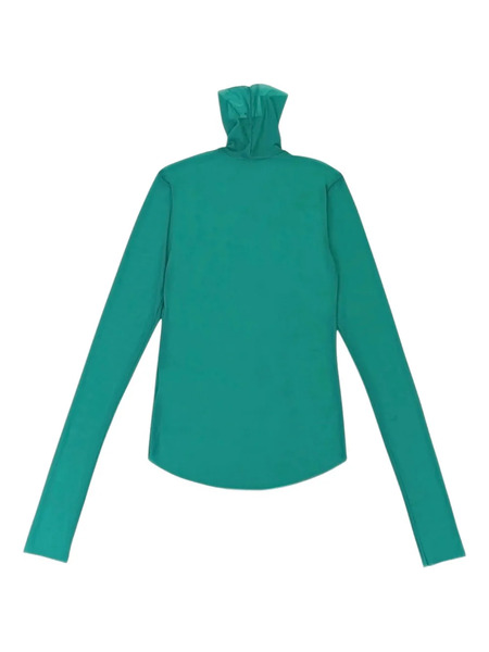  Callipygian Turtleneck Top - Green 