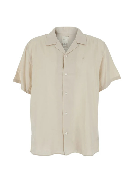  Calvin Klein Button Short-sleeve Shirt - Neutrals 