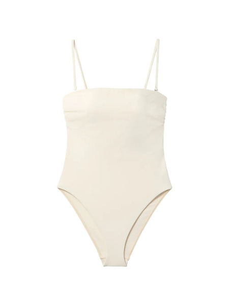  Calvin Klein Ck Essentials Strapless Swimsuit - Neutrals 
