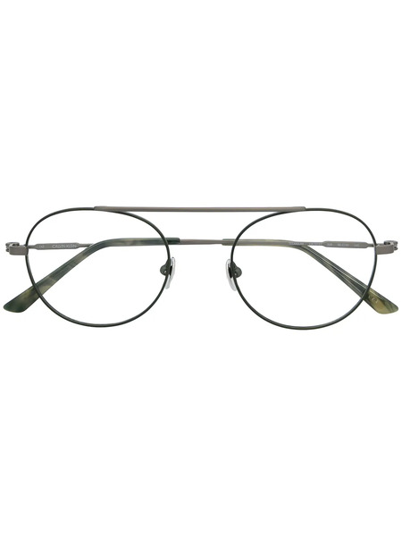  Calvin Klein Ck19151 Round-frame Glasses - Green 