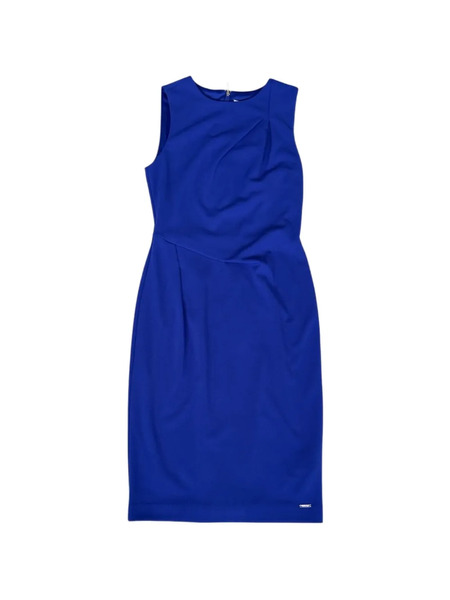  Calvin Klein Draped Mini Dress - Blue 