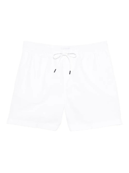  Calvin Klein Drawstring Swim Shorts - White 