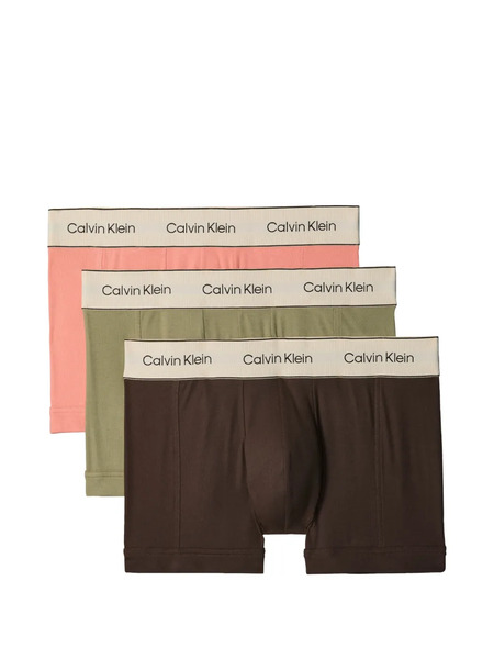  Calvin Klein Elasticated Boxers (set Of Three) - Green 