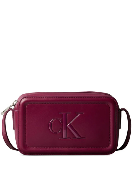  Calvin Klein Embossed Shoulder Bag - Pink 