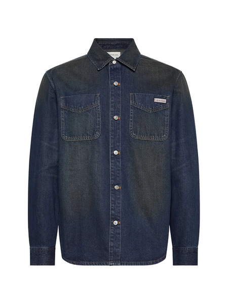  Calvin Klein Flap-pocket Overshirt - Blue 