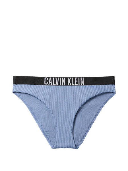  Calvin Klein Intense Power Ribbed Bikini Bottoms - Blue 
