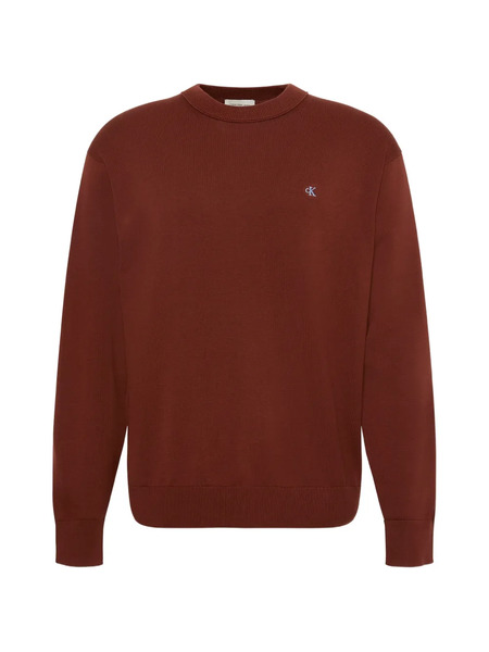  Calvin Klein Jeans Logo-embroidered Sweater - Brown 
