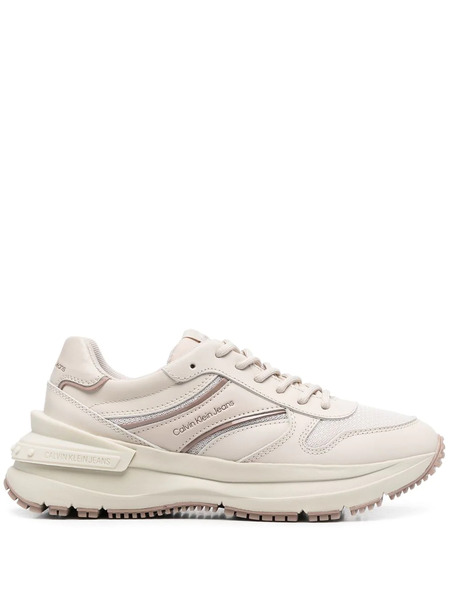  Calvin Klein Jeans Logo-panel Sneakers - Neutrals 
