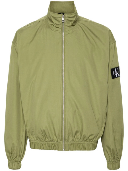  Calvin Klein Jeans Logo-patch Bomber Jacket - Green 