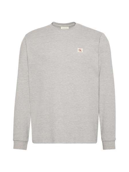 Calvin Klein Jeans Long-sleeve Patch T-shirt - Grey 