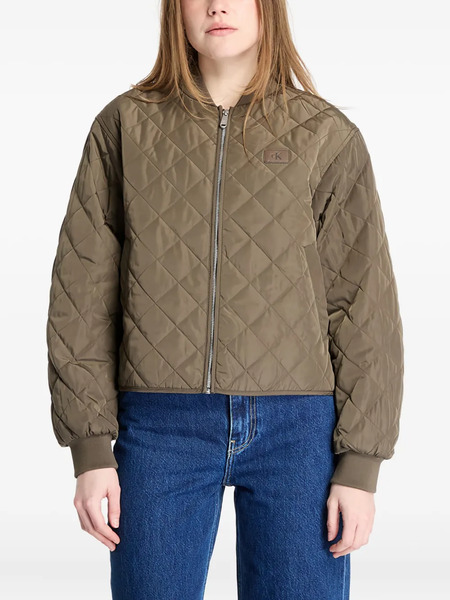  Calvin Klein Jeans Quilted Jacket - Green 