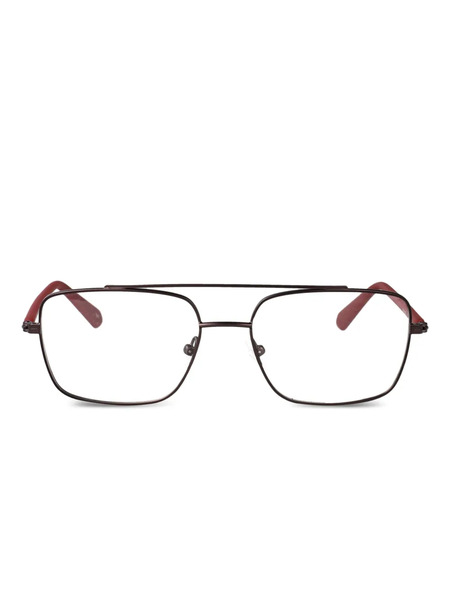  Calvin Klein Jeans Rectangle-frame Glasses - Red 