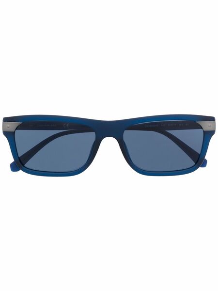  Calvin Klein Jeans Square-frame Sunglasses - Blue 