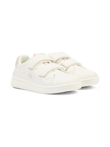  Calvin Klein Kids Double-strap Sneakers - White 