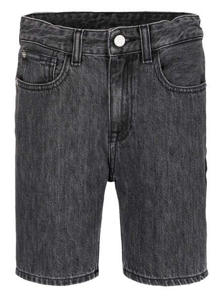  Calvin Klein Kids Logo-patch Shorts - Black 