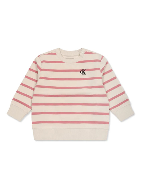  Calvin Klein Kids Striped Sweater - Neutrals 