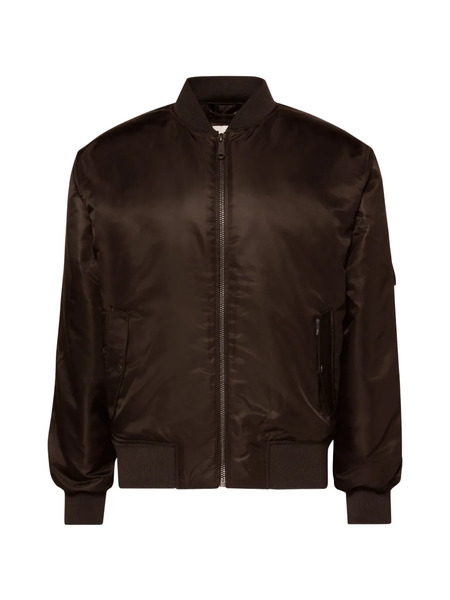  Calvin Klein Logo Bomber Jacket - Black 