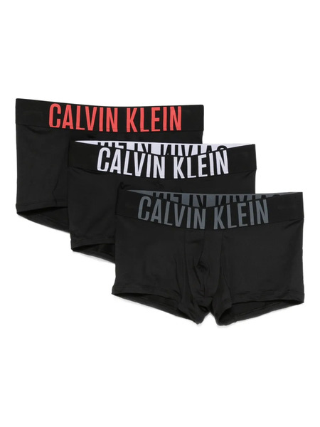  Calvin Klein Logo Boxers (set Of Three) - Black 