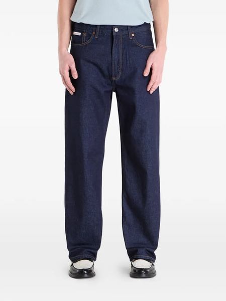  Calvin Klein Logo-patch Jeans - Blue 