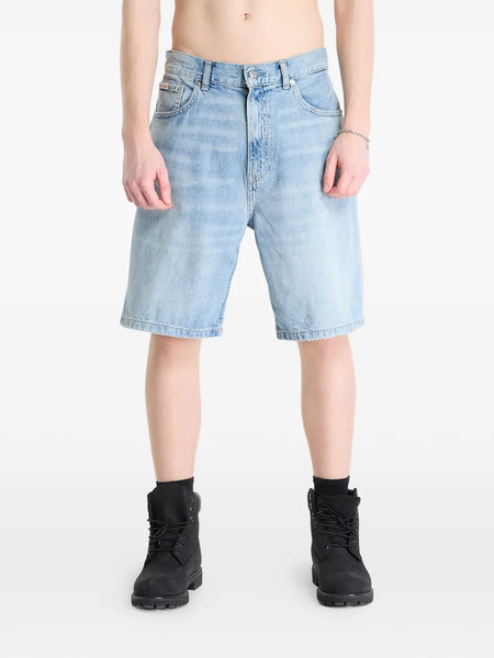  Calvin Klein Logo-patch Shorts - Blue 
