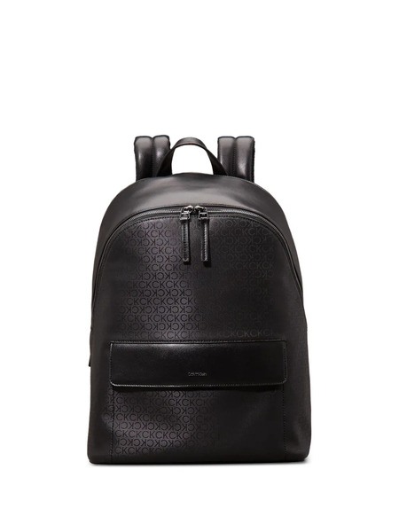  Calvin Klein Monogram Logo Backpack - Black 