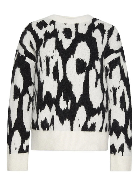  Calvin Klein Patterned Sweater - White 