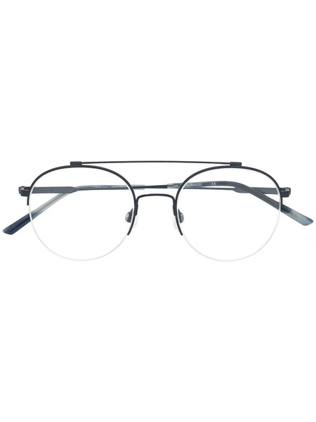  Calvin Klein Pilot-frame Glasses - Blue 
