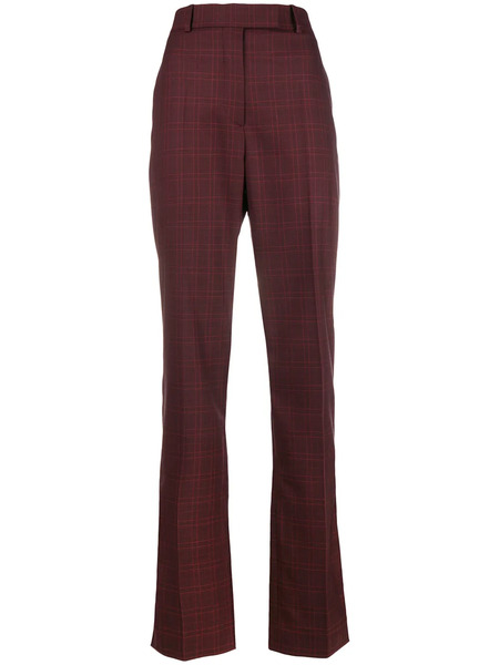  Calvin Klein Plaid Trousers - Red 