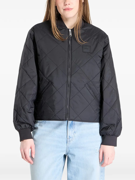  Calvin Klein Quilted Lightweight Jacket - Black 