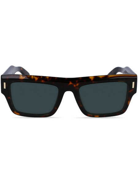 Calvin Klein Shield Frame Sunglasses - Brown 