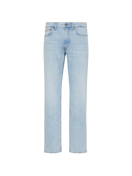  Calvin Klein Slim-fit Logo-patch Jeans - Blue 
